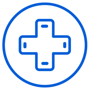 Medical cross icon representing emergency veterinary care